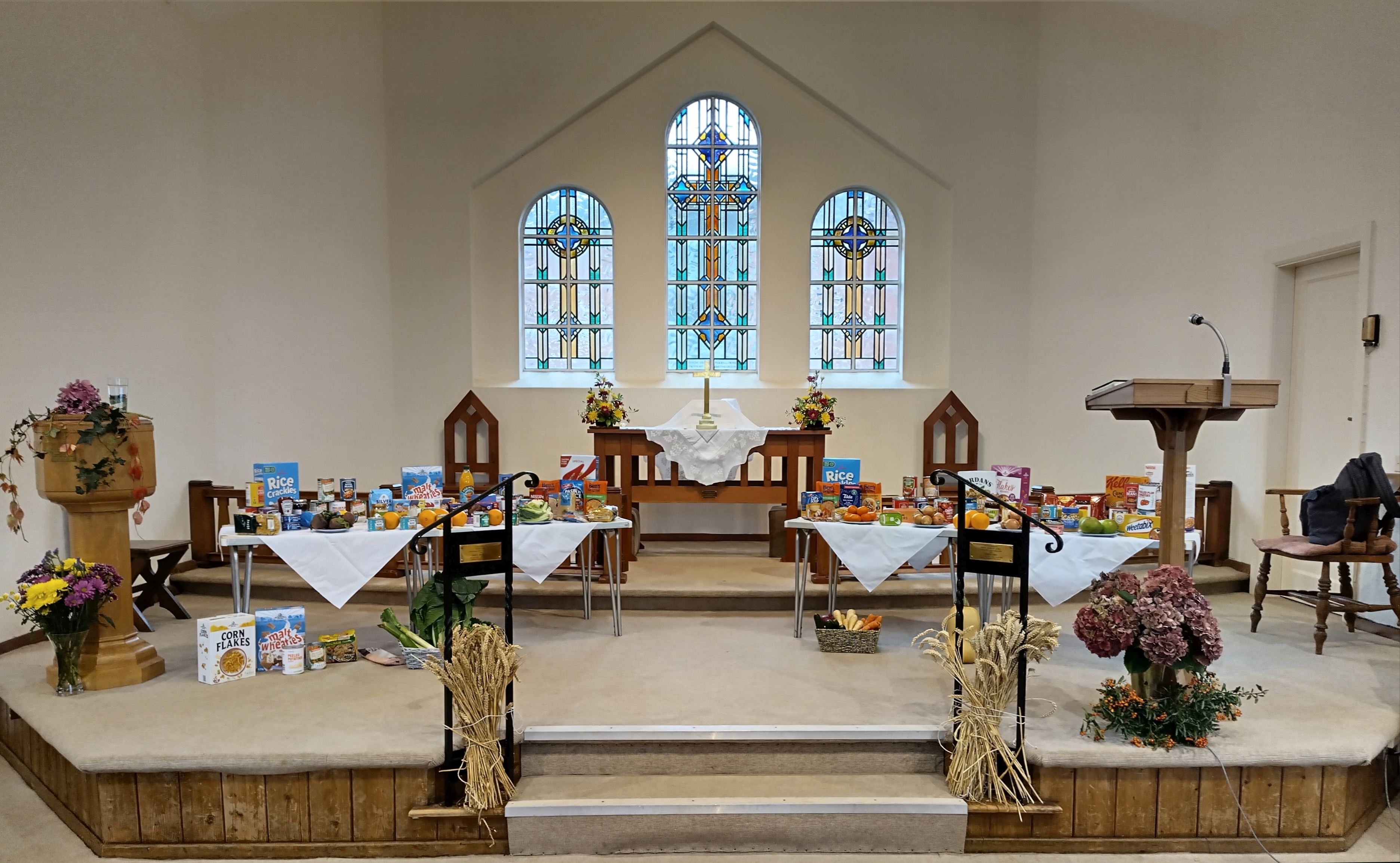 A display from our harvest festival